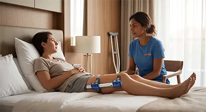 Psychotherapy support session for a recovering patient